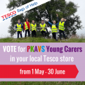 PKAVS Young Carers calls out for votes to bag a share of Tesco's bag fund
